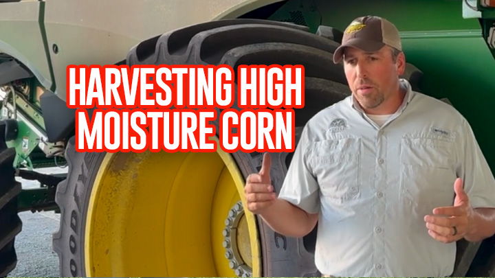 Johnny Found a Better Solution for Combining High Moisture Corn
